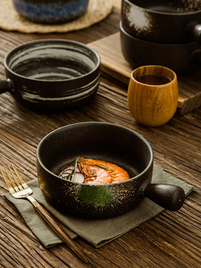Akasuki Single Handle Ramen Bowl