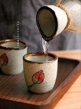 Japanese Handblown Renkon Sake Set