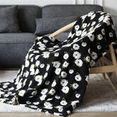 Hana Flower Woven Throw