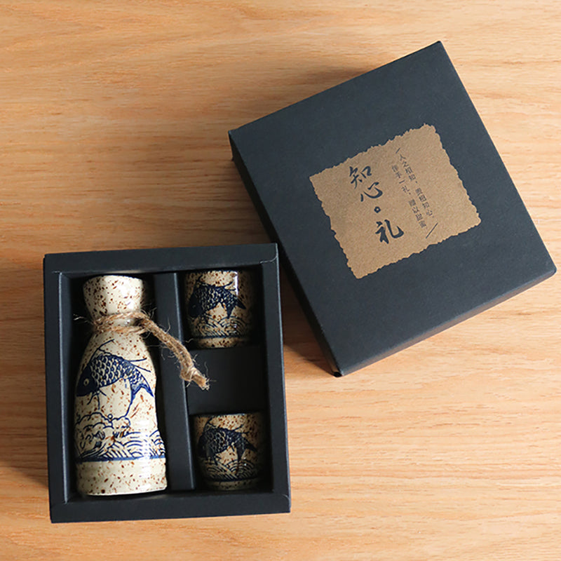 Hitaishi Japanese Ceramic Sake Set