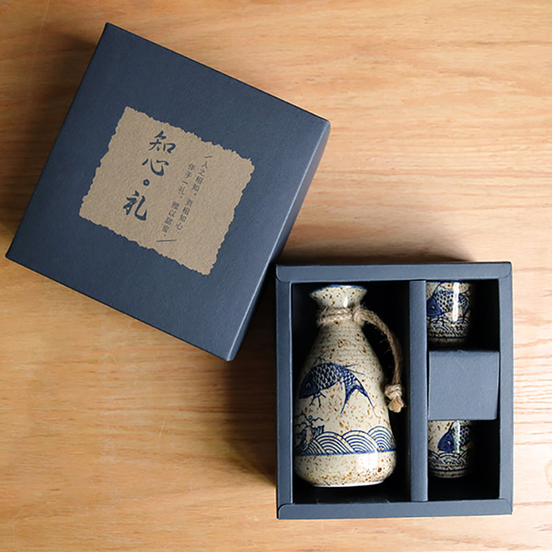 Hitaishi Japanese Ceramic Sake Set