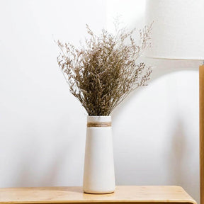 White Ceramic Minimalistic Vase