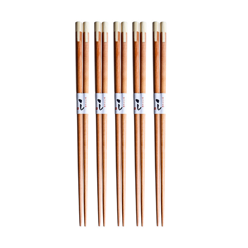 Japanese Style Solid Wood Bamboo Chopsticks