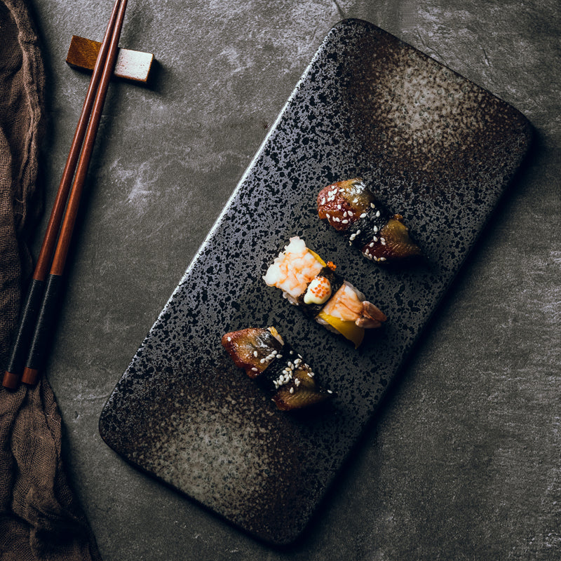 Akasuki Flat Sushi Plate