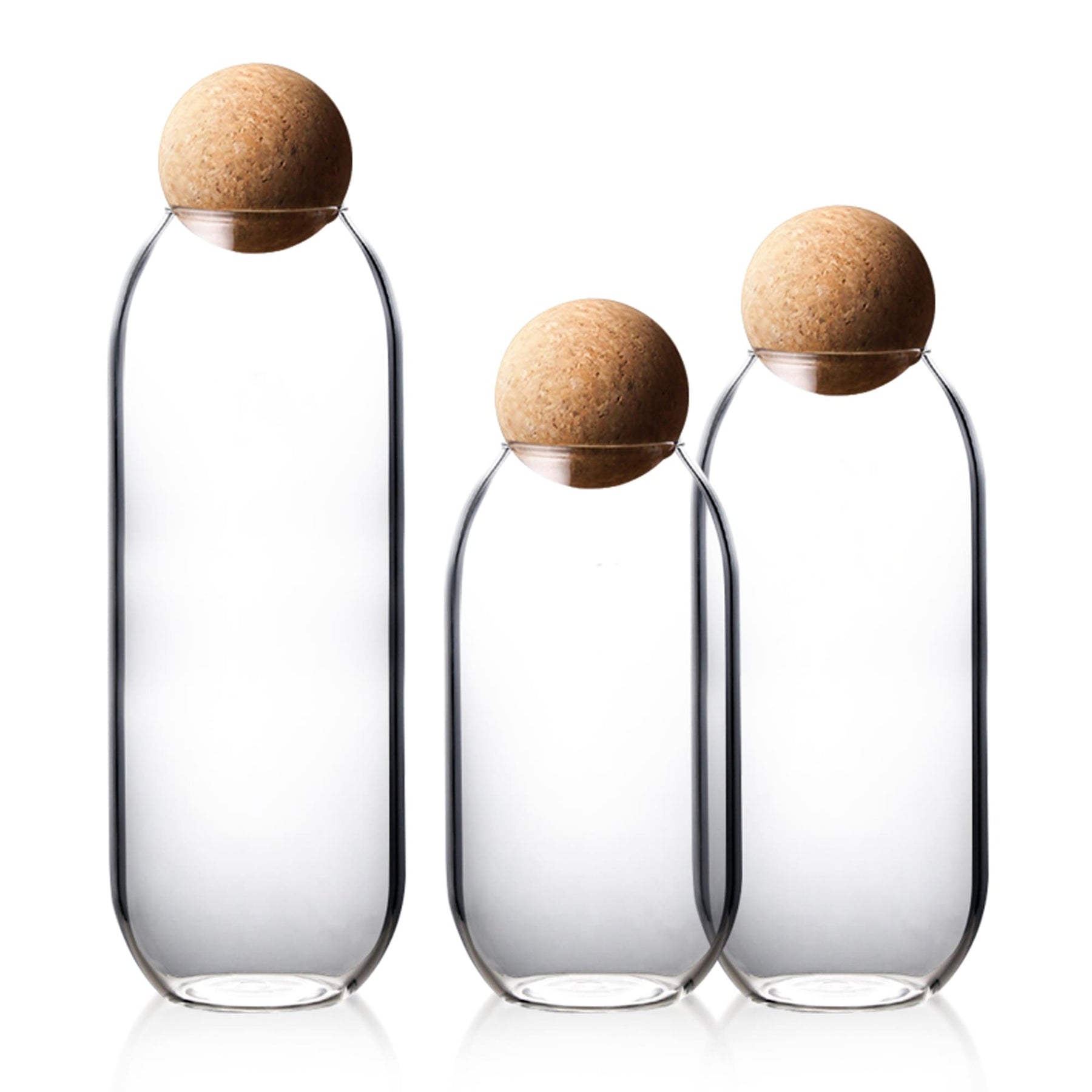 Japanese Elegant Kitchen Storage Jar With Nob Lid