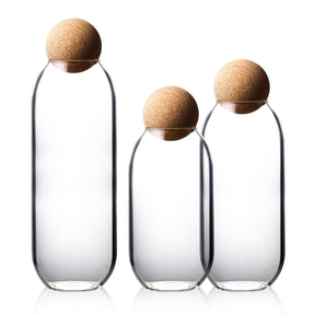 Japanese Elegant Kitchen Storage Jar With Nob Lid