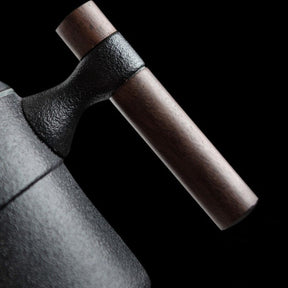 Hogen Ceramic Wooden Handle Mug