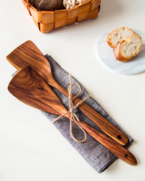 Kurumi Wooden Kitchen Utensil Set