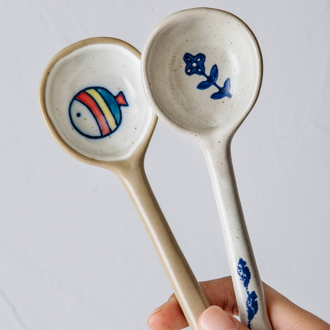 Yamazu Ceramic Table Spoon