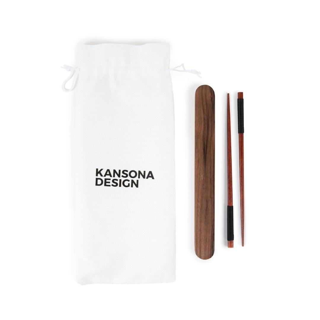 Yusu Custom Wooden Chopstick Set With Case