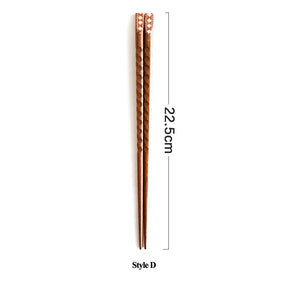 Tortoiseshell Japanese Style Ironwood Chopsticks