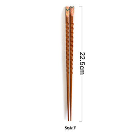 Tortoiseshell Japanese Style Ironwood Chopsticks